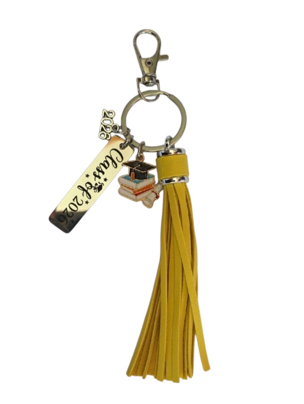 Graduation Gift Key Chain With Tassel And Charms